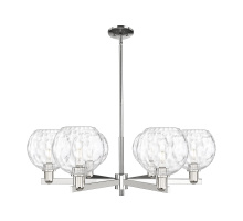 Innovations Lighting 716-6CR-PN-G1215-8 - Athens Water Glass - 6 Light - 38 inch - Polished Nickel - Stem hung - Chandelier
