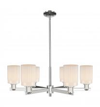 Innovations Lighting 716-6CR-PN-G341 - Hadley - 6 Light - 34 inch - Polished Nickel - Stem hung - Chandelier
