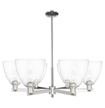 Innovations Lighting 716-6CR-PN-GBD-92 - Bristol - 6 Light - 39 inch - Polished Nickel - Stem hung - Chandelier