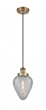 Innovations Lighting 916-1P-BB-G165 - Geneseo - 1 Light - 6 inch - Brushed Brass - Cord hung - Mini Pendant