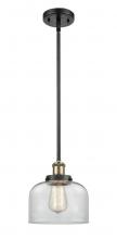 Innovations Lighting 916-1S-BAB-G72 - Bell - 1 Light - 8 inch - Black Antique Brass - Mini Pendant