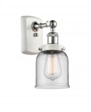 Innovations Lighting 916-1W-WPC-G52 - Bell - 1 Light - 5 inch - White Polished Chrome - Sconce
