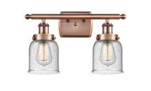 Innovations Lighting 916-2W-AC-G54 - Bell - 2 Light - 16 inch - Antique Copper - Bath Vanity Light