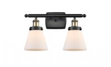 Innovations Lighting 916-2W-BAB-G61 - Cone - 2 Light - 16 inch - Black Antique Brass - Bath Vanity Light