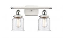 Innovations Lighting 916-2W-WPC-G54 - Bell - 2 Light - 16 inch - White Polished Chrome - Bath Vanity Light