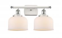 Innovations Lighting 916-2W-WPC-G71 - Bell - 2 Light - 18 inch - White Polished Chrome - Bath Vanity Light