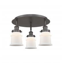 Innovations Lighting 916-3C-OB-G181S - Canton - 3 Light - 17 inch - Oil Rubbed Bronze - Semi-Flush Mount