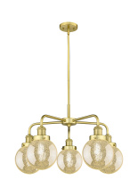 Innovations Lighting 916-5CR-SG-G208-6 - Beacon - 5 Light - 25 inch - Satin Gold - Chandelier