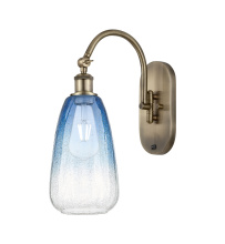 Innovations Lighting 918-1W-AB-G480-6SB - Brookhaven Almond - 1 Light - 6 inch - Antique Brass - Sconce