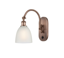 Innovations Lighting 918-1W-AC-G381 - Castile - 1 Light - 6 inch - Antique Copper - Sconce