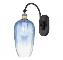 Innovations Lighting 918-1W-BAB-G484-7SB - Brookhaven Flute - 1 Light - 7 inch - Black Antique Brass - Sconce