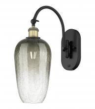 Innovations Lighting 918-1W-BAB-G484-7SL - Brookhaven Flute - 1 Light - 7 inch - Black Antique Brass - Sconce