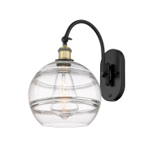 Innovations Lighting 918-1W-BAB-G556-10CL - Rochester - 1 Light - 10 inch - Black Antique Brass - Adjustable - Sconce