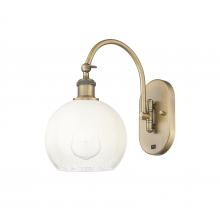 Innovations Lighting 918-1W-BB-G483-8OP - Brookhaven Globe - 1 Light - 8 inch - Brushed Brass - Sconce