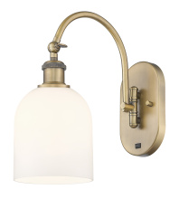 Innovations Lighting 918-1W-BB-G558-6GWH - Bella - 1 Light - 6 inch - Brushed Brass - Sconce