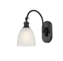 Innovations Lighting 918-1W-BK-G381 - Castile - 1 Light - 6 inch - Matte Black - Sconce
