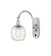 Innovations Lighting 918-1W-PC-G1013 - Belfast - 1 Light - 6 inch - Polished Chrome - Sconce