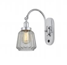 Innovations Lighting 918-1W-PC-G142 - Chatham - 1 Light - 7 inch - Polished Chrome - Adjustable Swing Arm