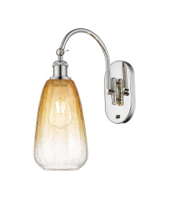 Innovations Lighting 918-1W-PN-G480-6AM - Brookhaven Almond - 1 Light - 6 inch - Polished Nickel - Sconce