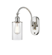 Innovations Lighting 918-1W-PN-G802 - Clymer - 1 Light - 4 inch - Polished Nickel - Sconce