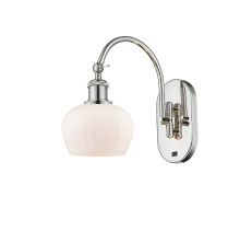 Innovations Lighting 918-1W-PN-G91 - Fenton - 1 Light - 7 inch - Polished Nickel - Sconce