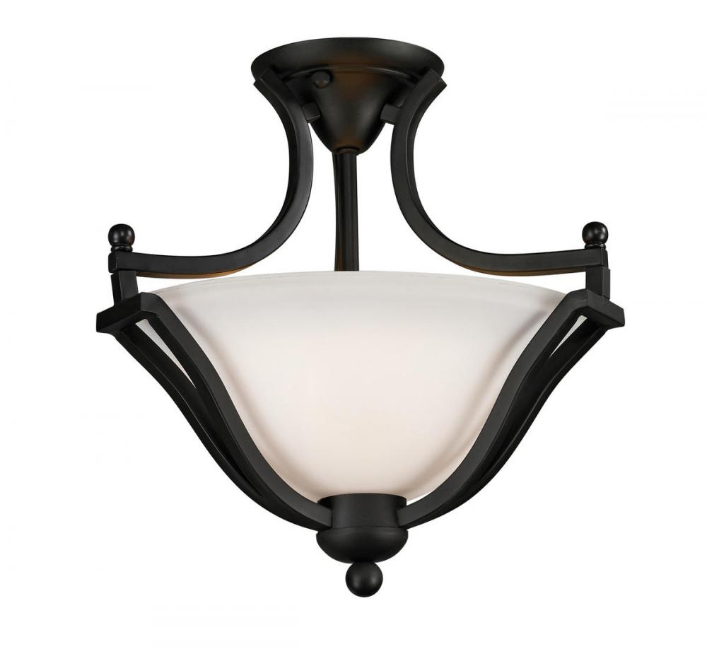 2 Light Semi Flush Mount