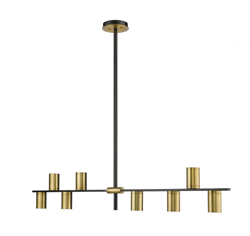 8 Light Linear Chandelier