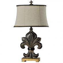 Stylecraft Home Collection L38775 - Fleur De Lis Lamp 