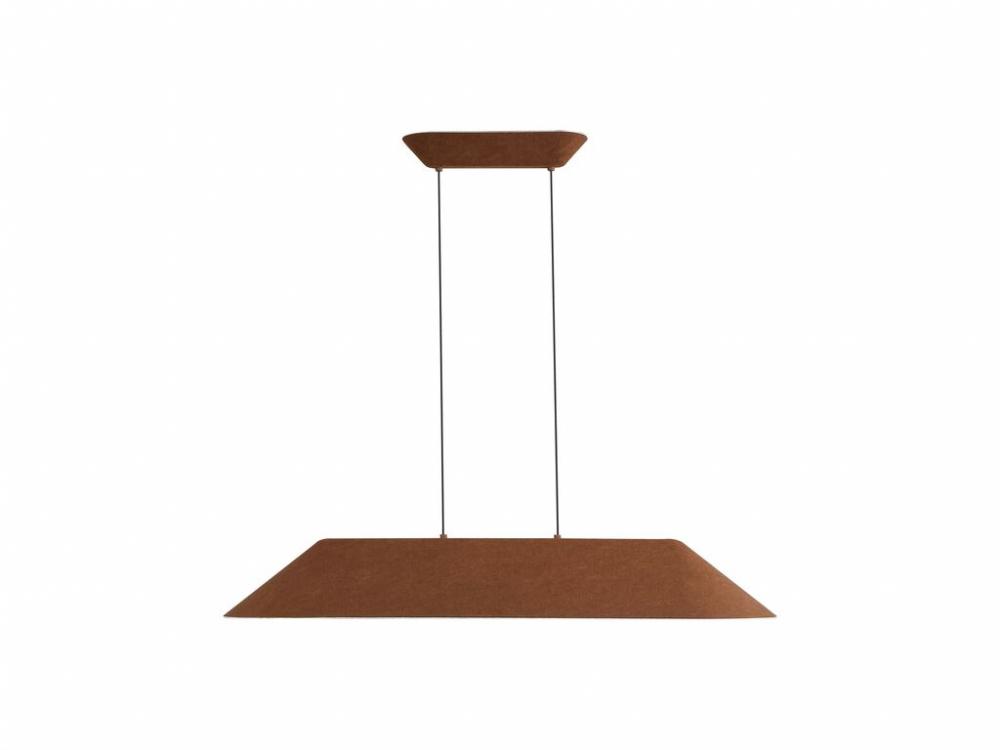 Faroe 43" LED Linear Pendant in Coffee/Black
