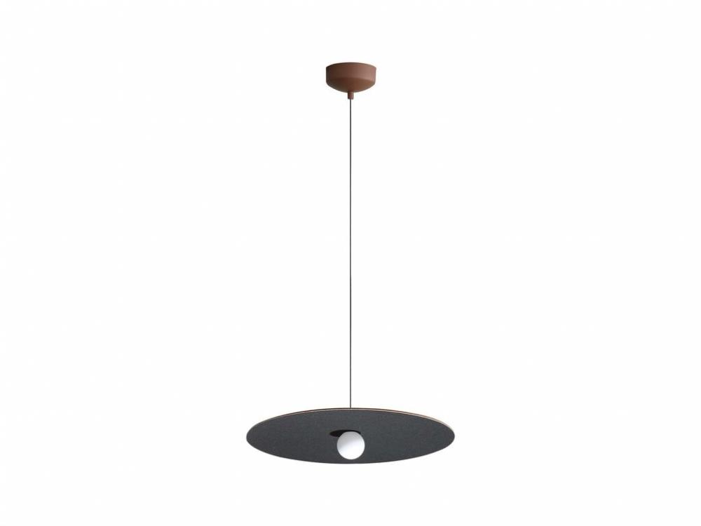 Faroe 24" LED Pendant in Coffee/Black