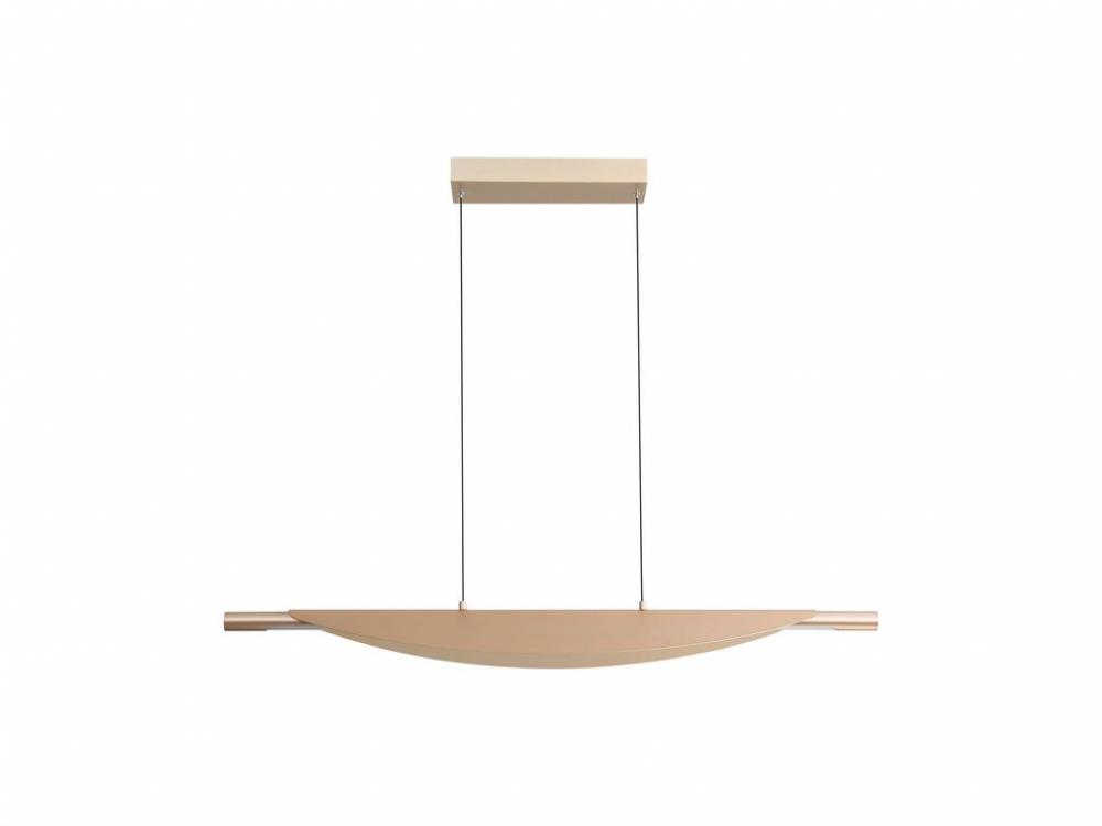 Luma 42" LED Linear Pendant in French Gold