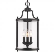 Golden 1157-3P BLK - 3 Light Pendant