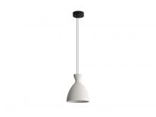 Golden 2173-10 WCT - Aethera 10" LED Pendant in White Sandstone Cement