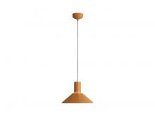 Golden 3133-P13 EY-GY - Faroe 13" LED Pendant in Earth Yellow/Grey