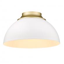 Golden 6956-FM OG-WHT - Flush Mount