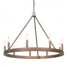 Golden 7412-9 CP - 9 Light Chandelier