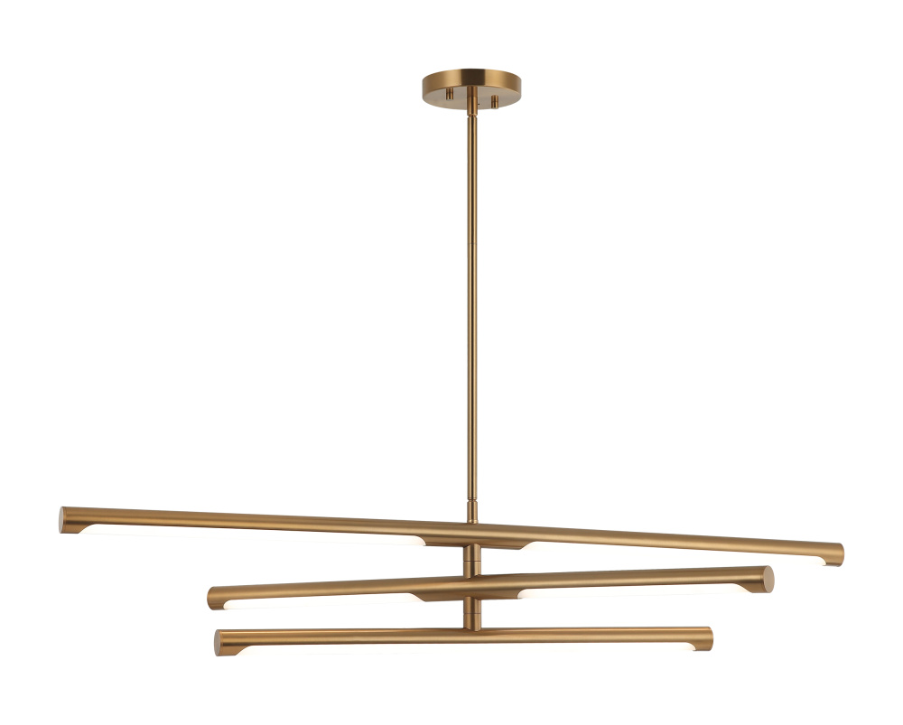 Novelle Aged Gold Brass Pendant