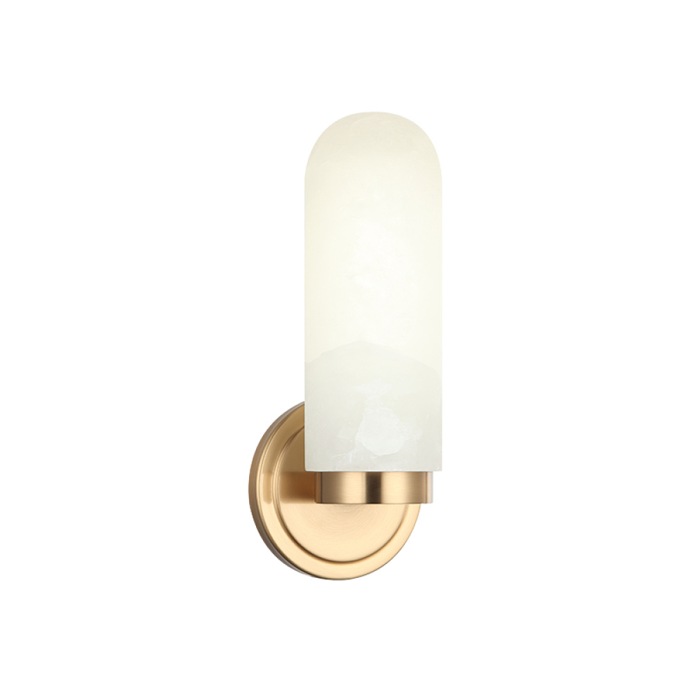 Capsula Aged Gold Brass Wall Sconce