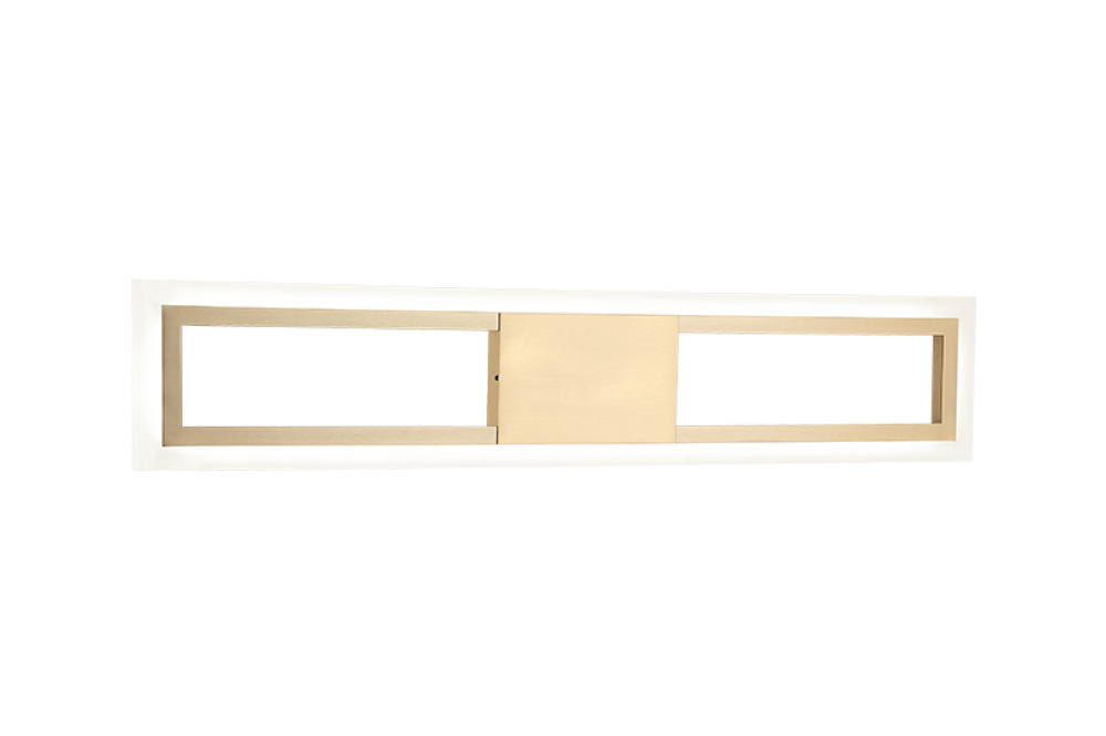 Valance Aged Gold Brass Wall Sconce