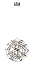 Matteo Lighting C48616PB - Manhattan Series Plating Black Chandelier