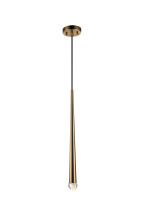 Matteo Lighting C62701AG - Renaie Aged Gold Brass Pendant