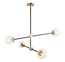 Matteo Lighting C78714AGCL - Cosmic Aged Gold Brass Chandelier