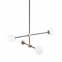 Matteo Lighting C78714AGOP - Cosmic Aged Gold Brass Chandelier