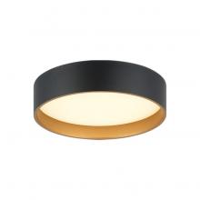 Matteo Lighting M10115MB - Novalee Matte Black Flush Mounts