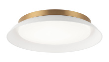 Matteo Lighting M12518MWAG - Finley Matte White Wall Sconce