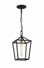 Matteo Lighting C61701RB - Scatola Rusty Black & Aged Gold Brass accents Pendant