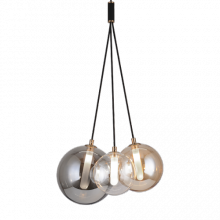 Matteo Lighting C81003BK - Magma Black Chandelier