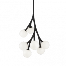 Matteo Lighting C81507BKOP - Rami Black Chandelier