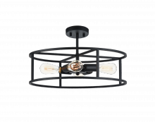 Matteo Lighting X71604RB - Candid Rusty Black Ceiling Mount