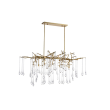 CWI Lighting 1094P47-10-620 - Anita 10 Light Chandelier With Gold Leaf Finish